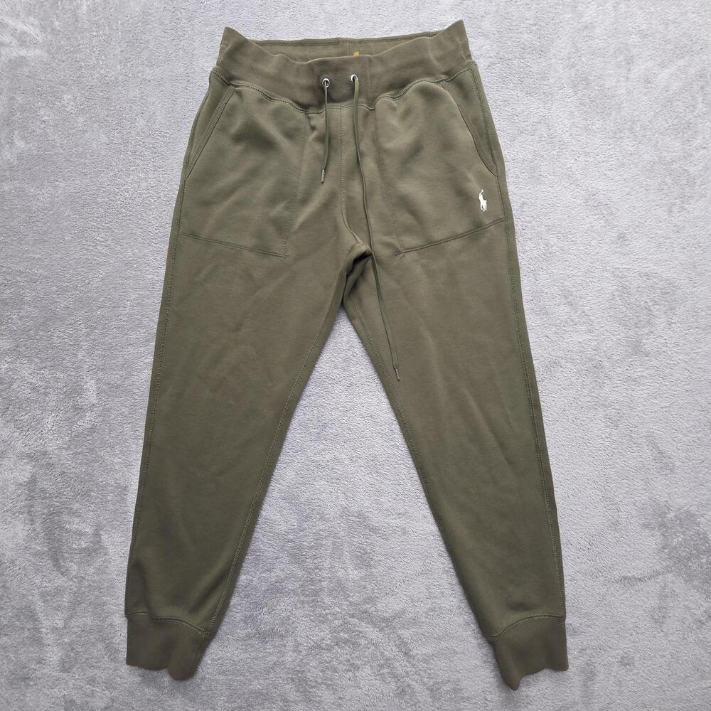 Polo Ralph Lauren Pants Mens Medium Green Jogger French Terry Elastic Waist